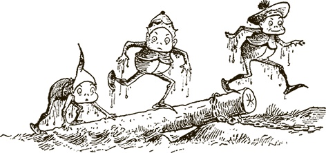 Иллюстрация к книге — Приключения Мурзилки и маленьких человечков [i_155.jpg]