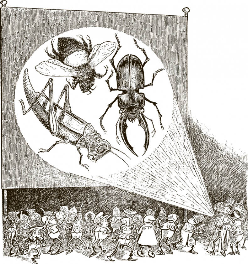 Иллюстрация к книге — Приключения Мурзилки и маленьких человечков [i_168.jpg]