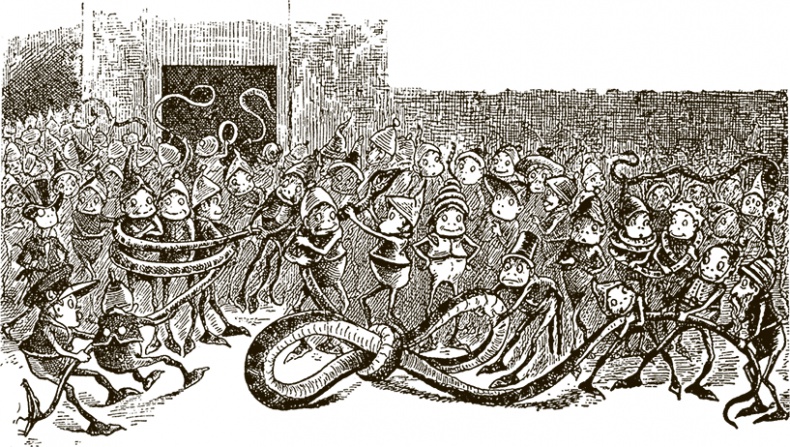 Иллюстрация к книге — Приключения Мурзилки и маленьких человечков [i_172.jpg]