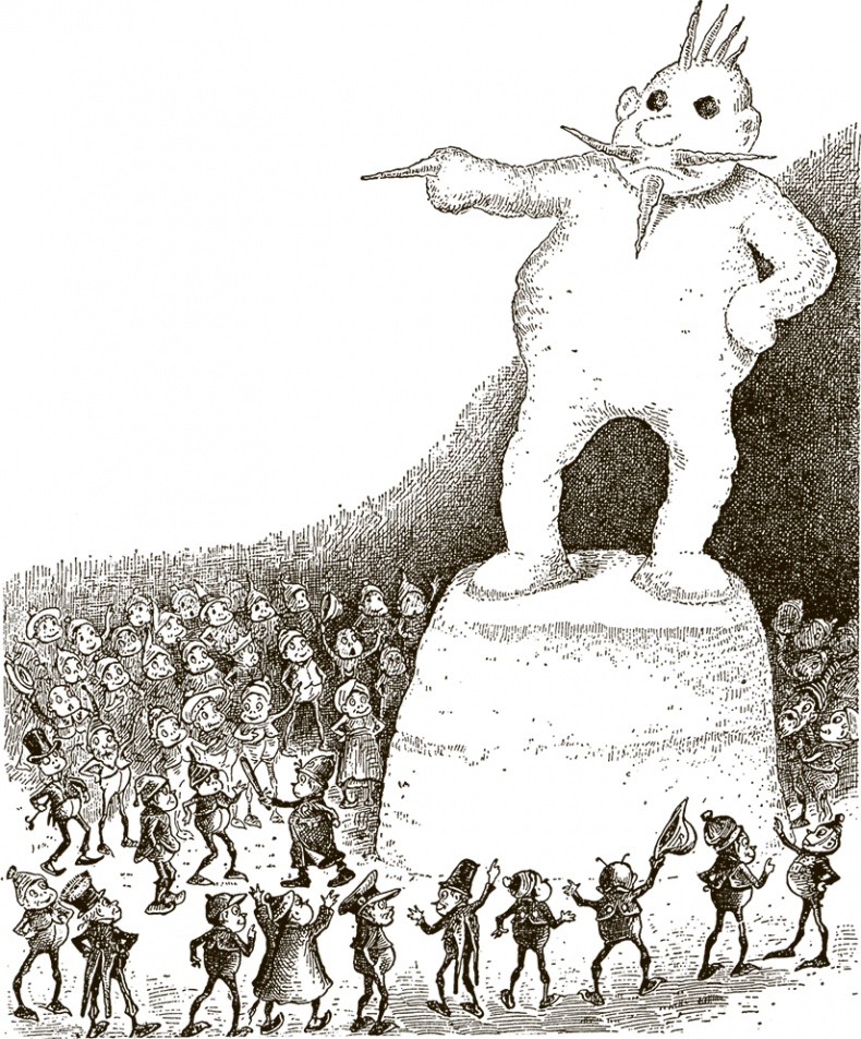 Иллюстрация к книге — Приключения Мурзилки и маленьких человечков [i_187.jpg]