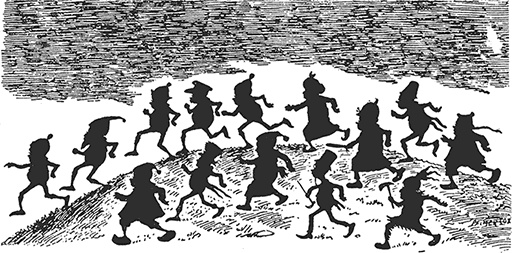 Иллюстрация к книге — Приключения Мурзилки и маленьких человечков [i_190.jpg]