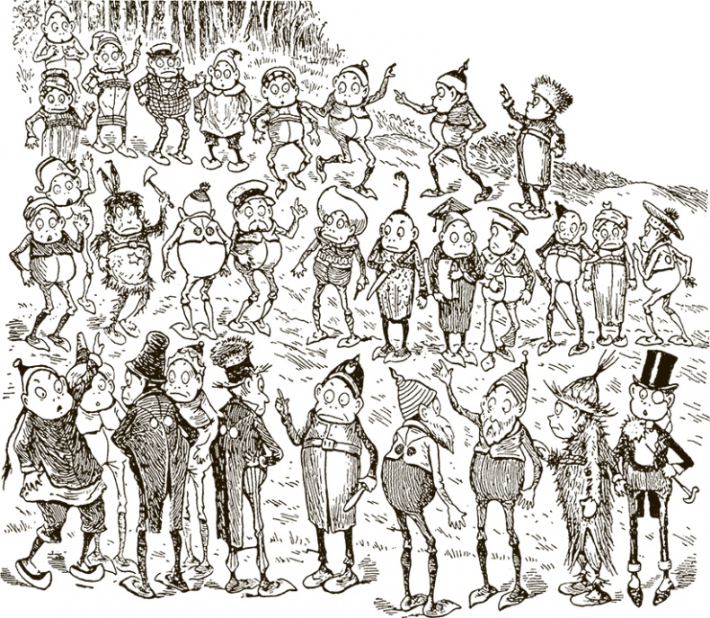 Иллюстрация к книге — Приключения Мурзилки и маленьких человечков [i_209.jpg]