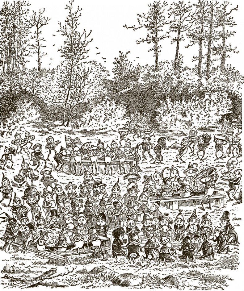 Иллюстрация к книге — Приключения Мурзилки и маленьких человечков [i_224.jpg]