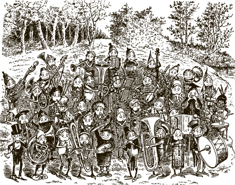 Иллюстрация к книге — Приключения Мурзилки и маленьких человечков [i_271.jpg]