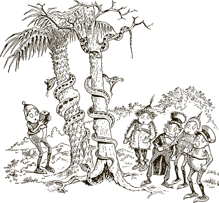 Иллюстрация к книге — Приключения Мурзилки и маленьких человечков [i_296.jpg]