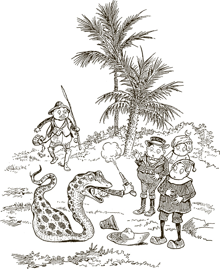 Иллюстрация к книге — Приключения Мурзилки и маленьких человечков [i_298.jpg]