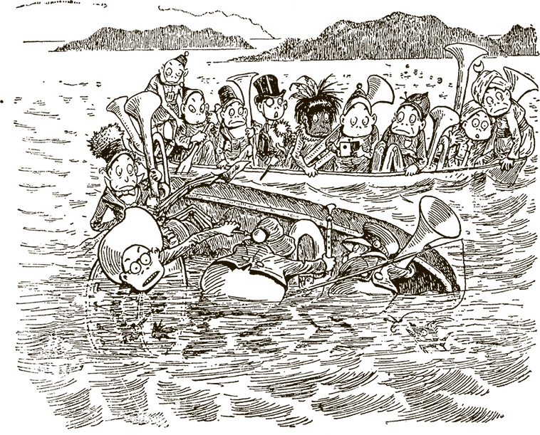 Иллюстрация к книге — Приключения Мурзилки и маленьких человечков [i_313.jpg]