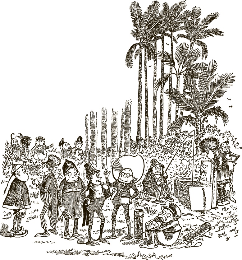 Иллюстрация к книге — Приключения Мурзилки и маленьких человечков [i_317.jpg]