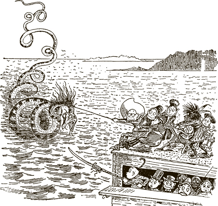 Иллюстрация к книге — Приключения Мурзилки и маленьких человечков [i_327.jpg]