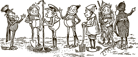 Иллюстрация к книге — Приключения Мурзилки и маленьких человечков [i_338.jpg]