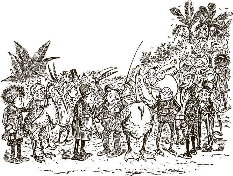 Иллюстрация к книге — Приключения Мурзилки и маленьких человечков [i_339.jpg]