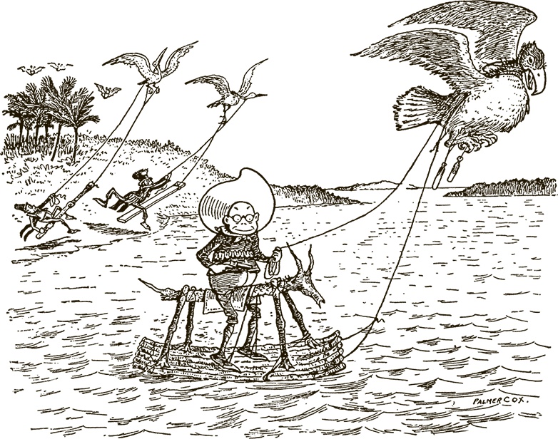 Иллюстрация к книге — Приключения Мурзилки и маленьких человечков [i_341.jpg]