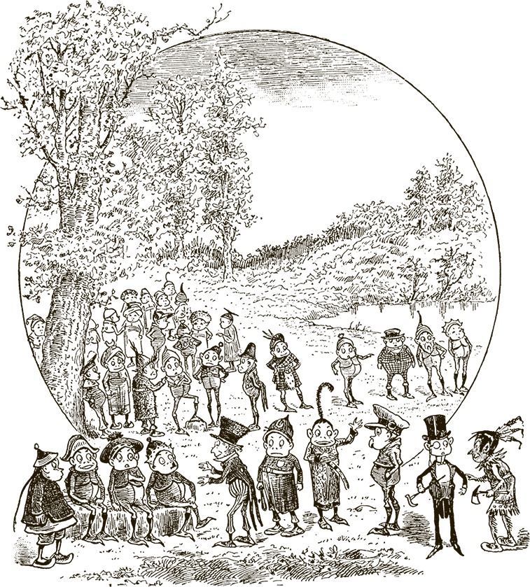 Иллюстрация к книге — Приключения Мурзилки и маленьких человечков [i_357.jpg]