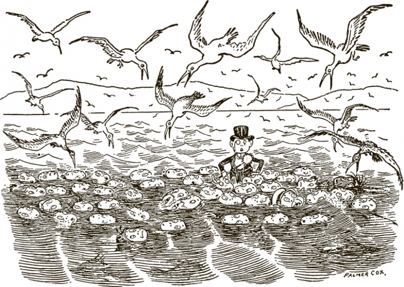 Иллюстрация к книге — Приключения Мурзилки и маленьких человечков [i_362.jpg]