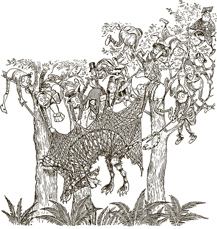 Иллюстрация к книге — Приключения Мурзилки и маленьких человечков [i_370.jpg]