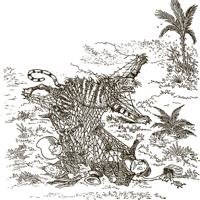 Иллюстрация к книге — Приключения Мурзилки и маленьких человечков [i_373.jpg]