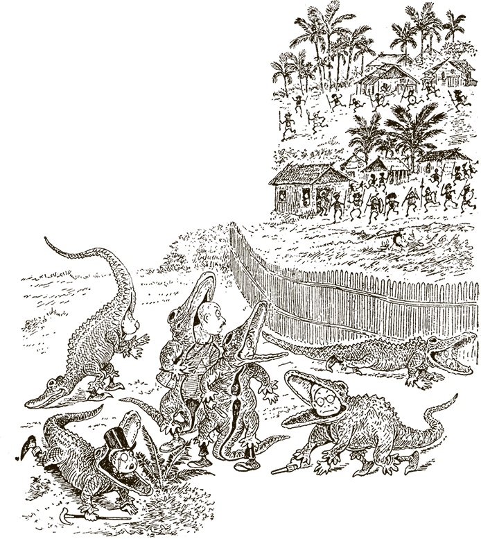 Иллюстрация к книге — Приключения Мурзилки и маленьких человечков [i_378.jpg]