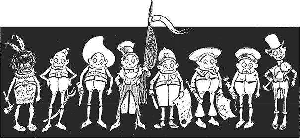 Иллюстрация к книге — Приключения Мурзилки и маленьких человечков [i_383.jpg]