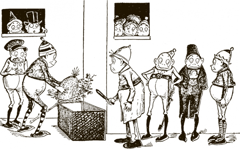 Иллюстрация к книге — Приключения Мурзилки и маленьких человечков [i_432.jpg]