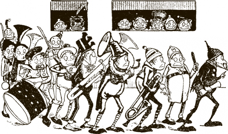 Иллюстрация к книге — Приключения Мурзилки и маленьких человечков [i_441.jpg]