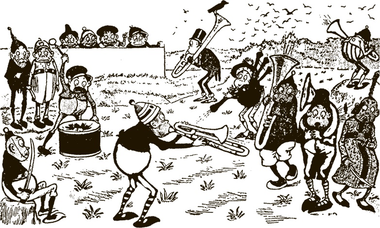 Иллюстрация к книге — Приключения Мурзилки и маленьких человечков [i_442.jpg]