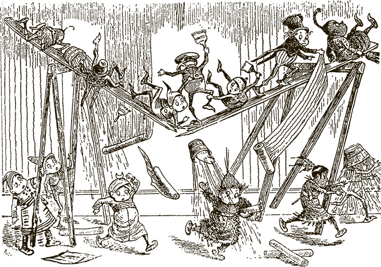 Иллюстрация к книге — Приключения Мурзилки и маленьких человечков [i_474.jpg]