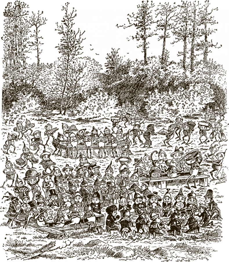 Иллюстрация к книге — Приключения Мурзилки и маленьких человечков [i_486.jpg]