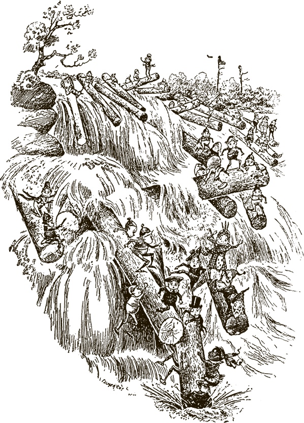 Иллюстрация к книге — Приключения Мурзилки и маленьких человечков [i_494.jpg]