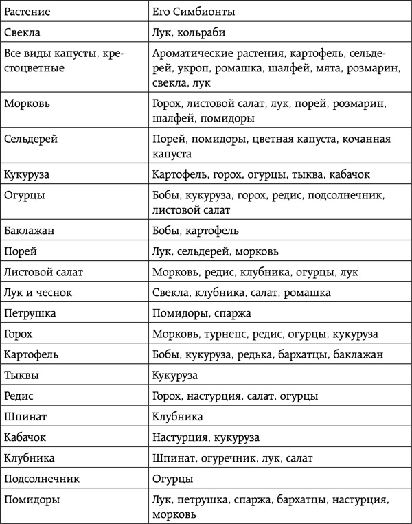 Иллюстрация к книге — Энциклопедия умного сыроедения. Здоровое питание XXI века [tab1.jpg]
