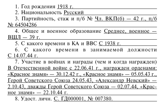 Иллюстрация к книге — Советский ас Григорий Речкалов, дважды Герой Советского Союза. Дневники, документы, воспоминания [i_070.jpg]