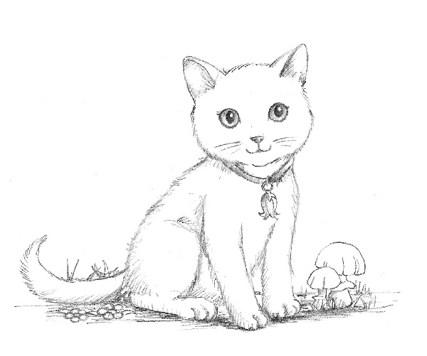 Иллюстрация к книге — Котёнок Амелия, или Колокольчик-невидимка [i_003.jpg]