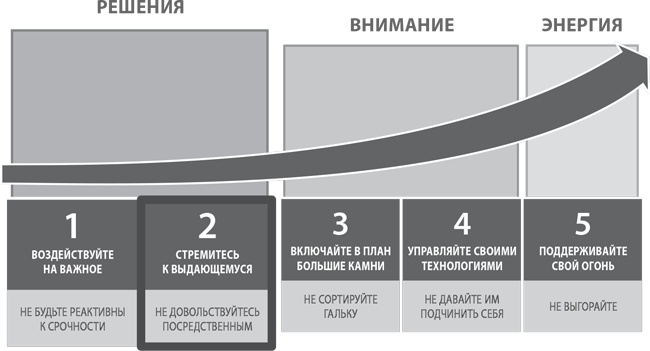 Иллюстрация к книге — Пять правил выдающейся эффективности. Как достигать главных целей без перегрузок и выгорания [i_012.jpg]