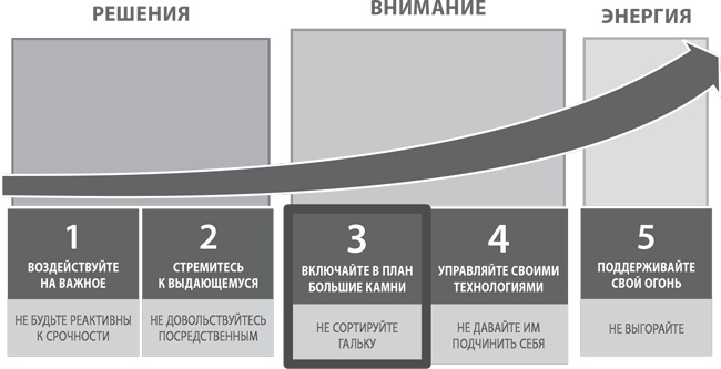 Иллюстрация к книге — Пять правил выдающейся эффективности. Как достигать главных целей без перегрузок и выгорания [i_019.jpg]