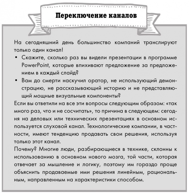 Иллюстрация к книге — Тренинг по нейромаркетингу. Где находится кнопка «Купить» в сознании покупателя? [i_043.jpg]
