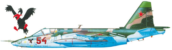 Камуфляж и бортовые эмблемы авиатехники советских ВВС в афганской кампании