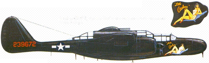 Иллюстрация к книге — Nortrop P-61 BLack Widow. Тяжелый ночной истребитель США [pic_177.jpg]