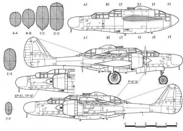 Иллюстрация к книге — Nortrop P-61 BLack Widow. Тяжелый ночной истребитель США [pic_76.jpg]