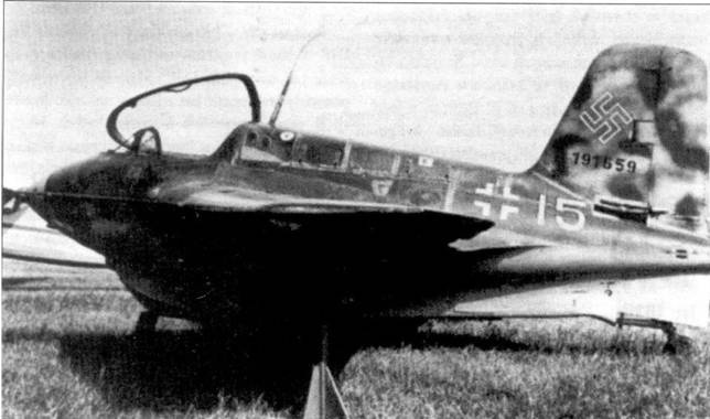 Иллюстрация к книге — Me 163 ракетный истребитель Люфтваффе [pic_1.jpg]