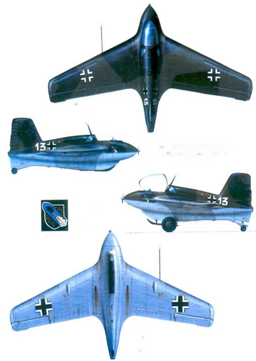 Иллюстрация к книге — Me 163 ракетный истребитель Люфтваффе [pic_141.jpg]
