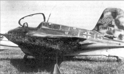 Иллюстрация к книге — Me 163 ракетный истребитель Люфтваффе [pic_37.jpg]