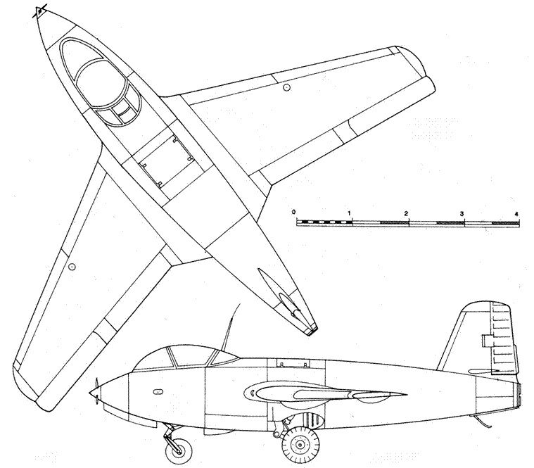 Иллюстрация к книге — Me 163 ракетный истребитель Люфтваффе [pic_70.jpg]