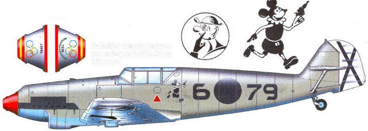 Иллюстрация к книге — Асы люфтваффе пилоты Bf 109 в Испании [pic_186.jpg]