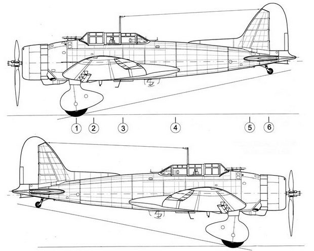 Иллюстрация к книге — D3A «Val» B5N «Kate» ударные самолеты японского флота [pic_58.jpg]