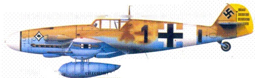 Иллюстрация к книге — Асы Люфтваффе пилоты Bf 109 на Средиземноморье [pic_210.jpg]