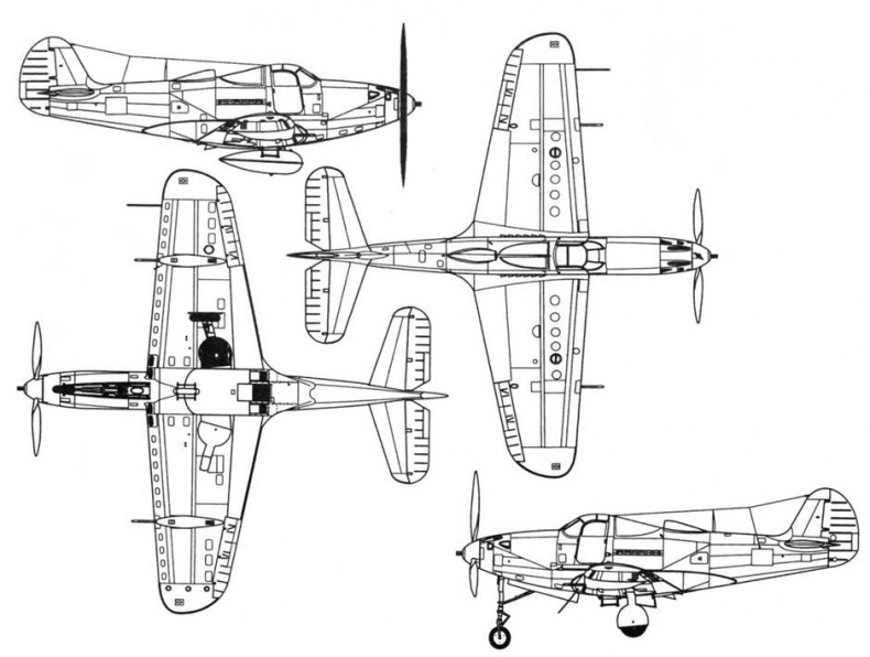 Иллюстрация к книге — Р-39 Airacobra. Модификации и детали конструкции [pic_78.jpg]
