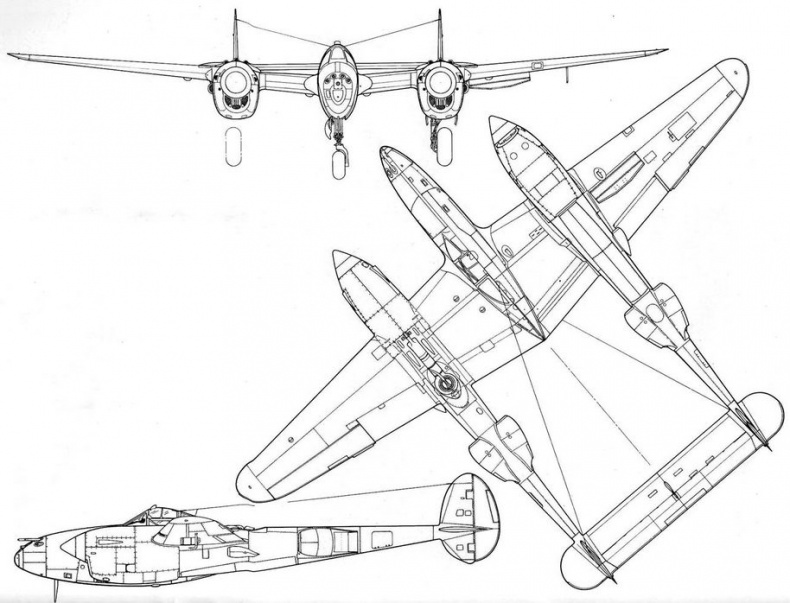 Иллюстрация к книге — Р-38 Lightning Фотоархив [pic_181.jpg]