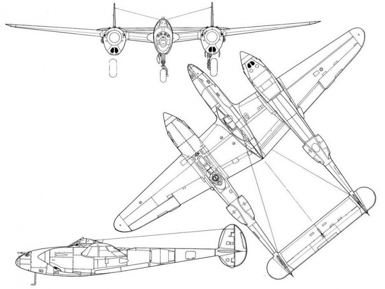 Иллюстрация к книге — Р-38 Lightning Фотоархив [pic_182.jpg]