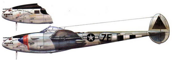 Иллюстрация к книге — Р-38 Lightning Фотоархив [pic_193.jpg]