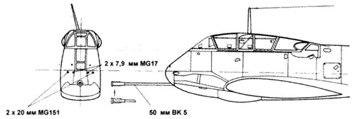 Иллюстрация к книге — Messershmitt Me 210/410 [pic_84.jpg]
