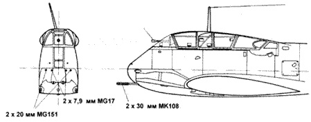 Иллюстрация к книге — Messershmitt Me 210/410 [pic_86.jpg]